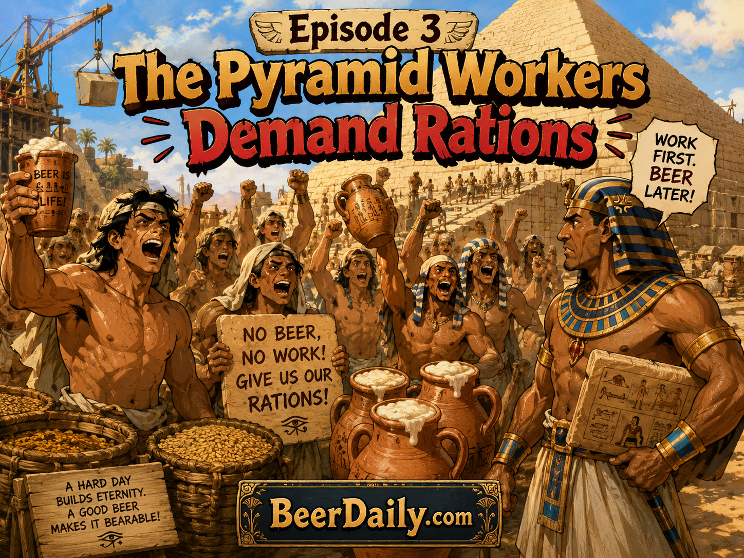 Episode 3 The Pyramid Workers Demand Rations