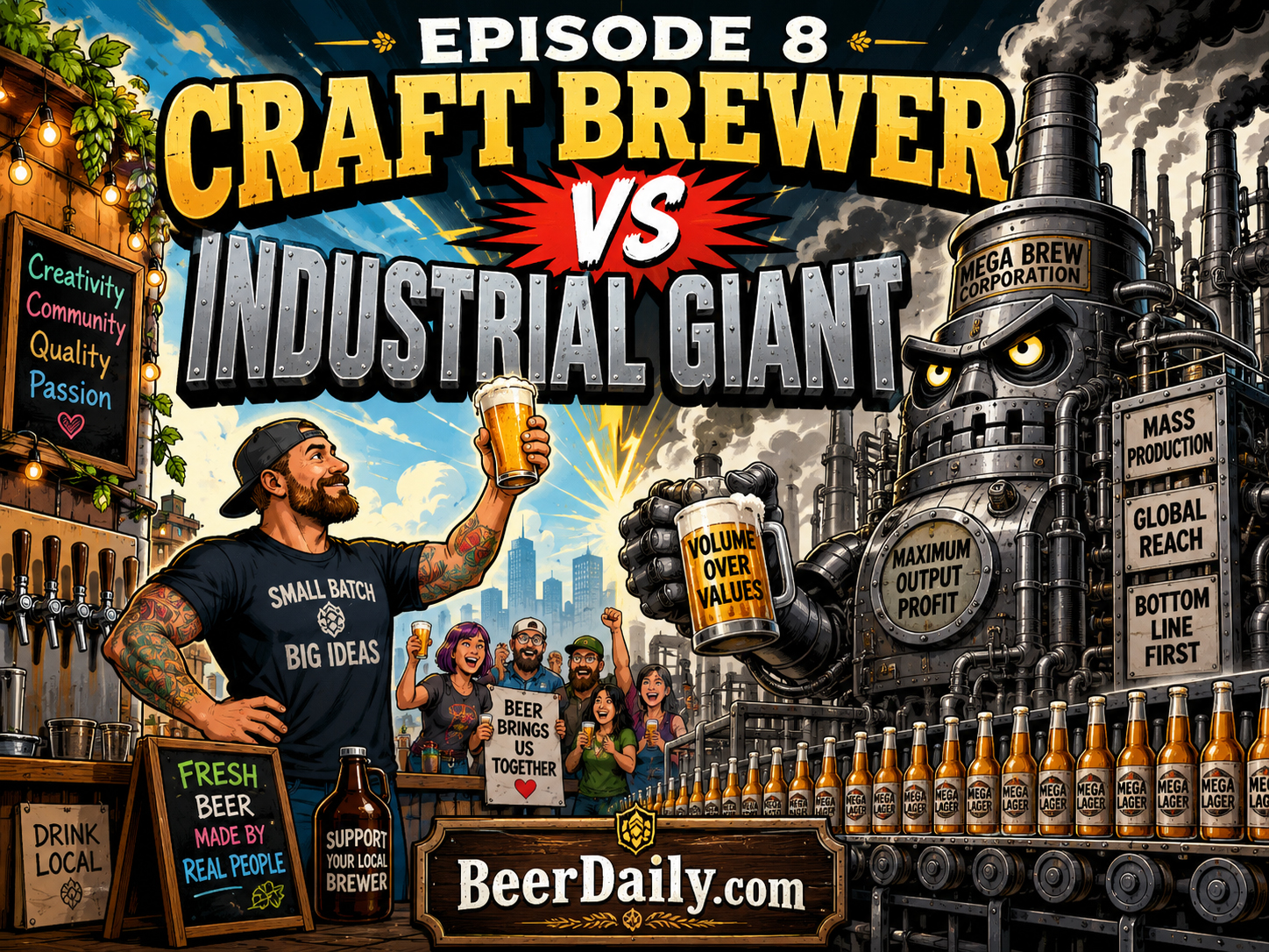 Episode 8 Craft Brewer versus Industrial Giant