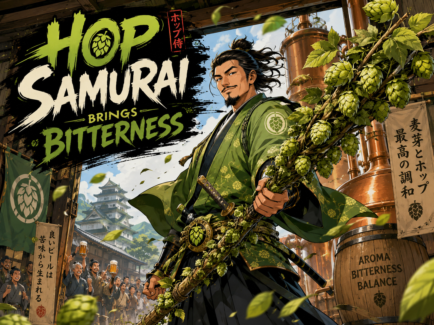 Hop Samurai brings bitterness and challenges bad hop myths